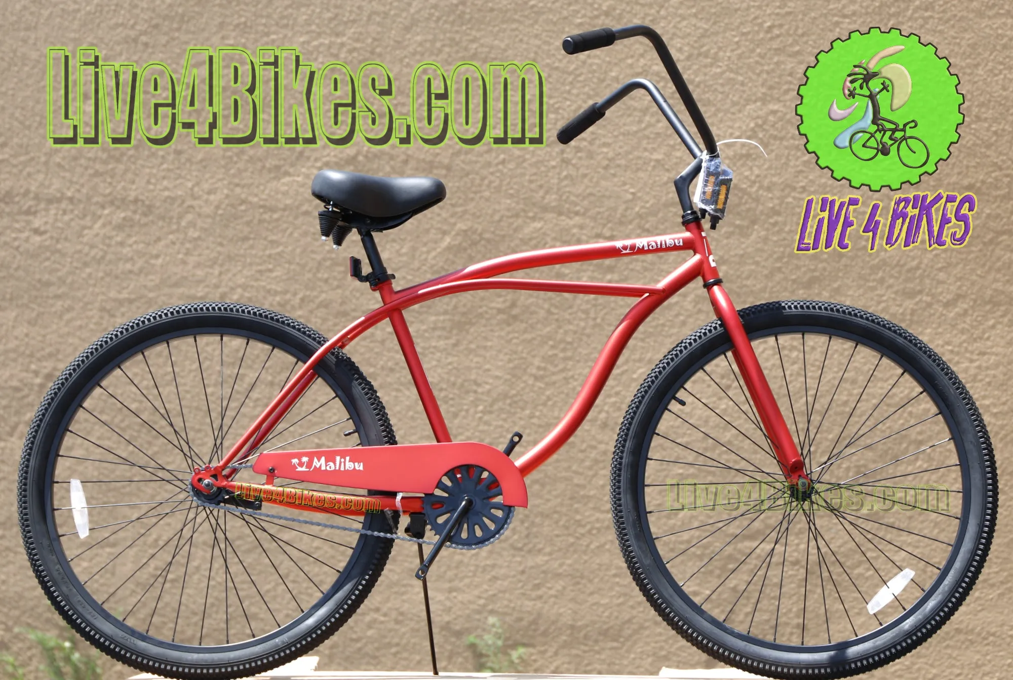 29 In Malibu XL Beach Cruiser Bike Mens Single Speed Cruiser