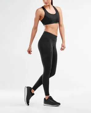 2XU Women's Mid-Rise Compression Tight -WA2864B (BLK/DBK)