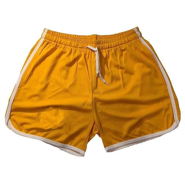 3-Inch Men's Quick-Dry Athletic Shorts with Drawstring Waist