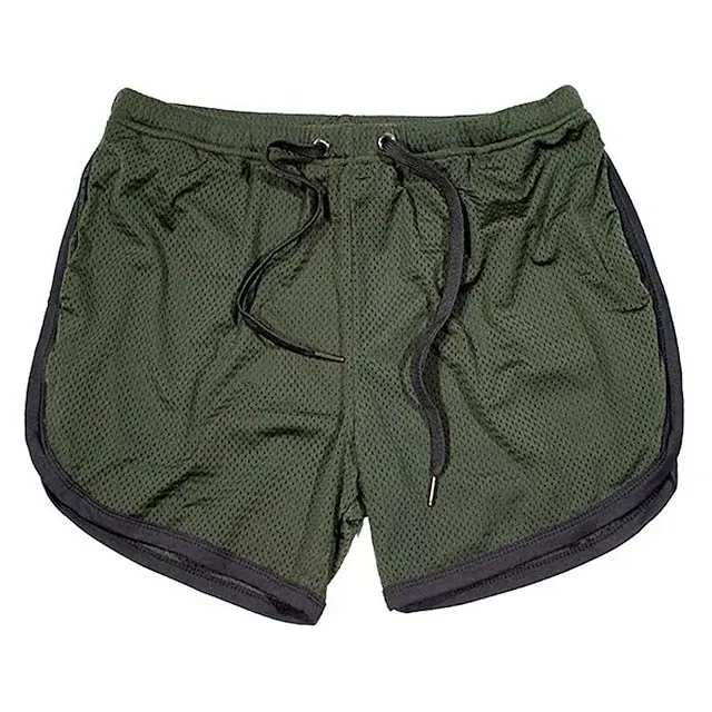 3-Inch Men's Quick-Dry Athletic Shorts with Drawstring Waist