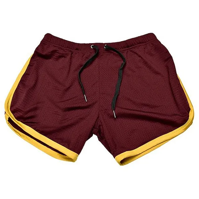 3-Inch Men's Quick-Dry Athletic Shorts with Drawstring Waist