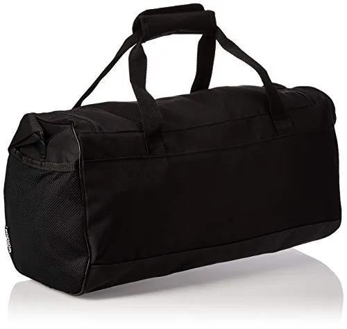 adidas Lin Duffle S Duffel - Black/Black/White, NS