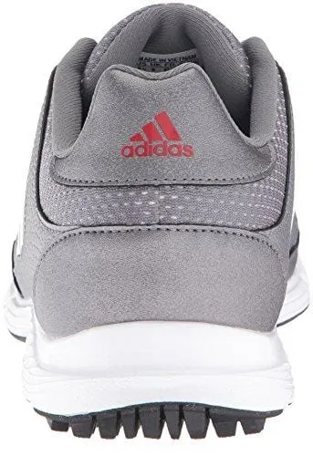 adidas Men's Tech Response Golf Shoe, Iron Metallic/White, 11 M US