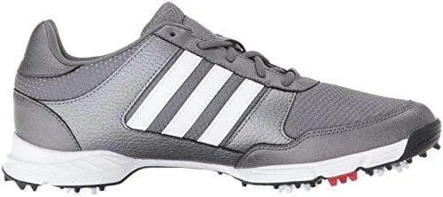 adidas Men's Tech Response Golf Shoe, Iron Metallic/White, 11 M US