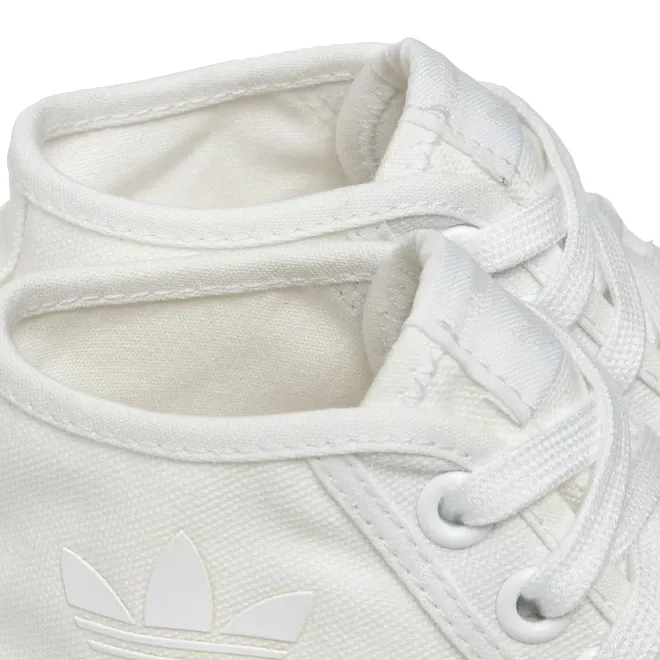 Adidas Originals scarpa sneakers alta in tela da uomo Nizza Hi H01110 bianco