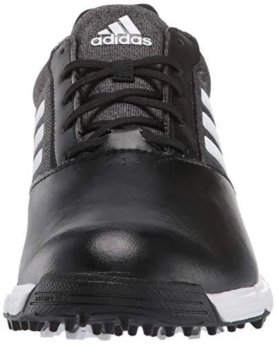 adidas Womens TECH Response Golf Shoe black/silver metallic/grey five 5 M US