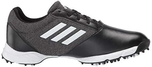 adidas Womens TECH Response Golf Shoe black/silver metallic/grey five 5 M US