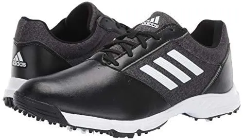 adidas Womens TECH Response Golf Shoe black/silver metallic/grey five 5 M US