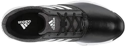 adidas Womens TECH Response Golf Shoe black/silver metallic/grey five 5 M US