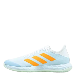 Adizero Fastcourt Handball Shoes Sky Tint / Cloud White / Signal Orange