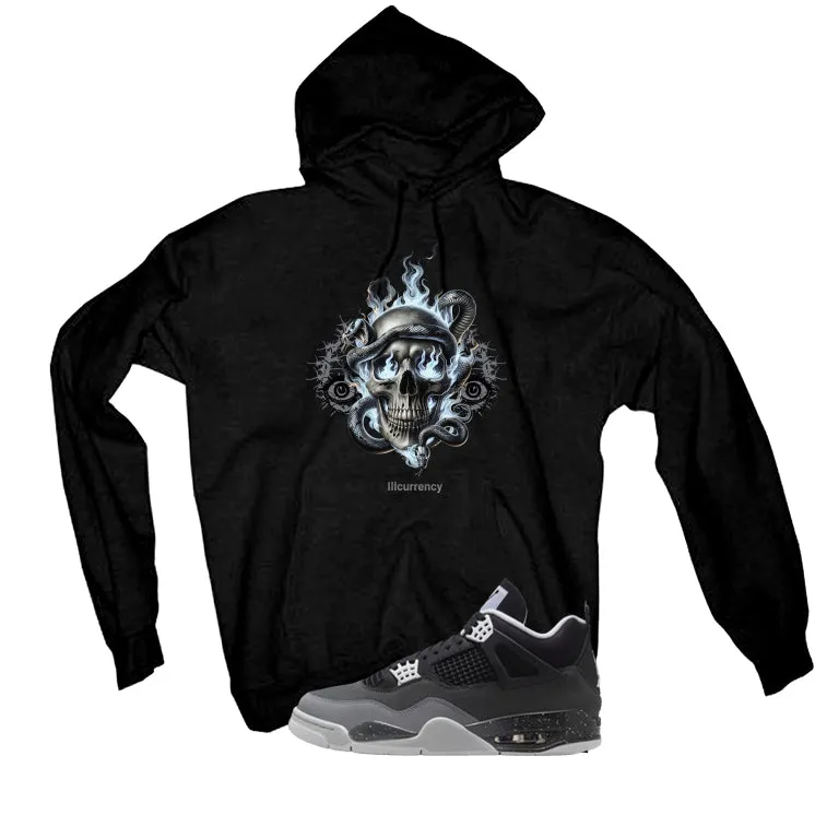 Air Jordan 4 Fear Pack Black T-Shirt (Skull Snake)| illcurrency