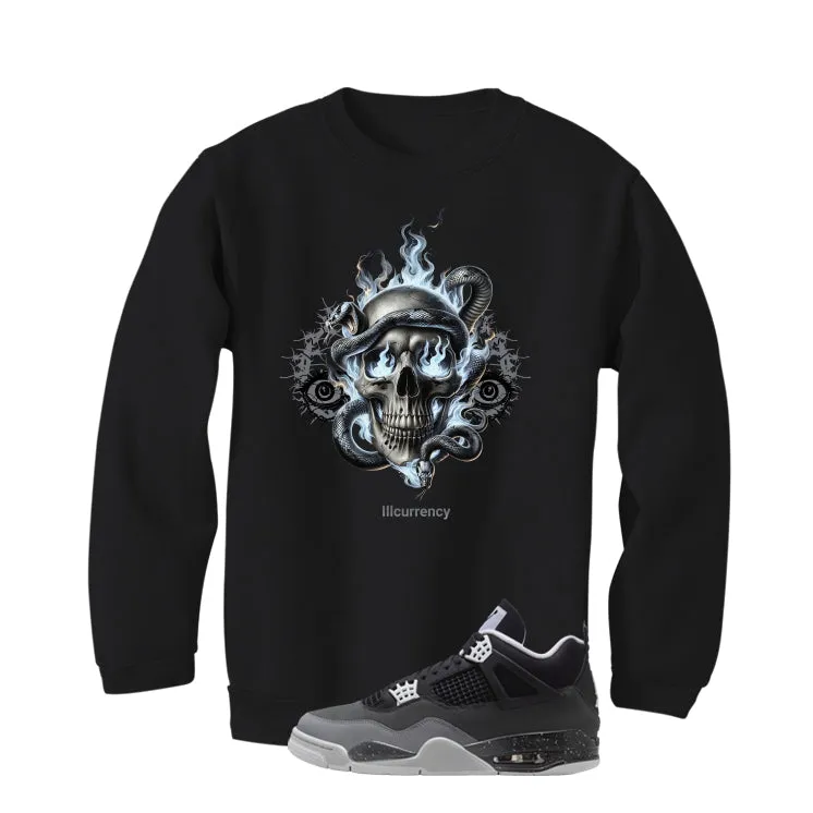 Air Jordan 4 Fear Pack Black T-Shirt (Skull Snake)| illcurrency