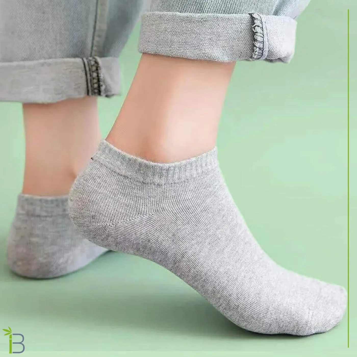 Ankle Socks for Women, 3 Pack, Gray