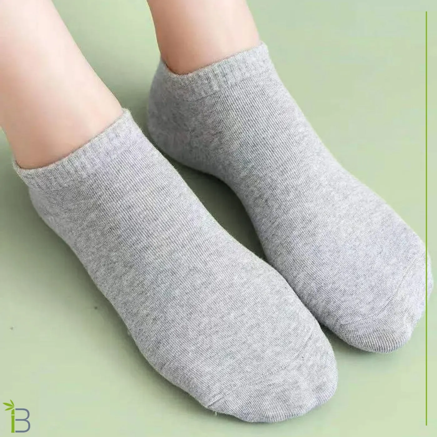 Ankle Socks for Women, 3 Pack, Gray