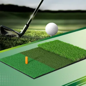 Anti-Fade, UV-Resistant 3-in-1 Golf Hitting Mat - Everfit