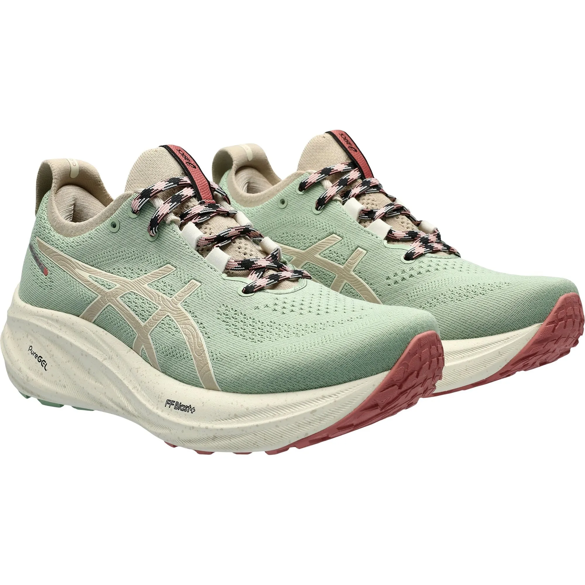 Asics Gel Nimbus 26 TR Womens Running Shoes - Green