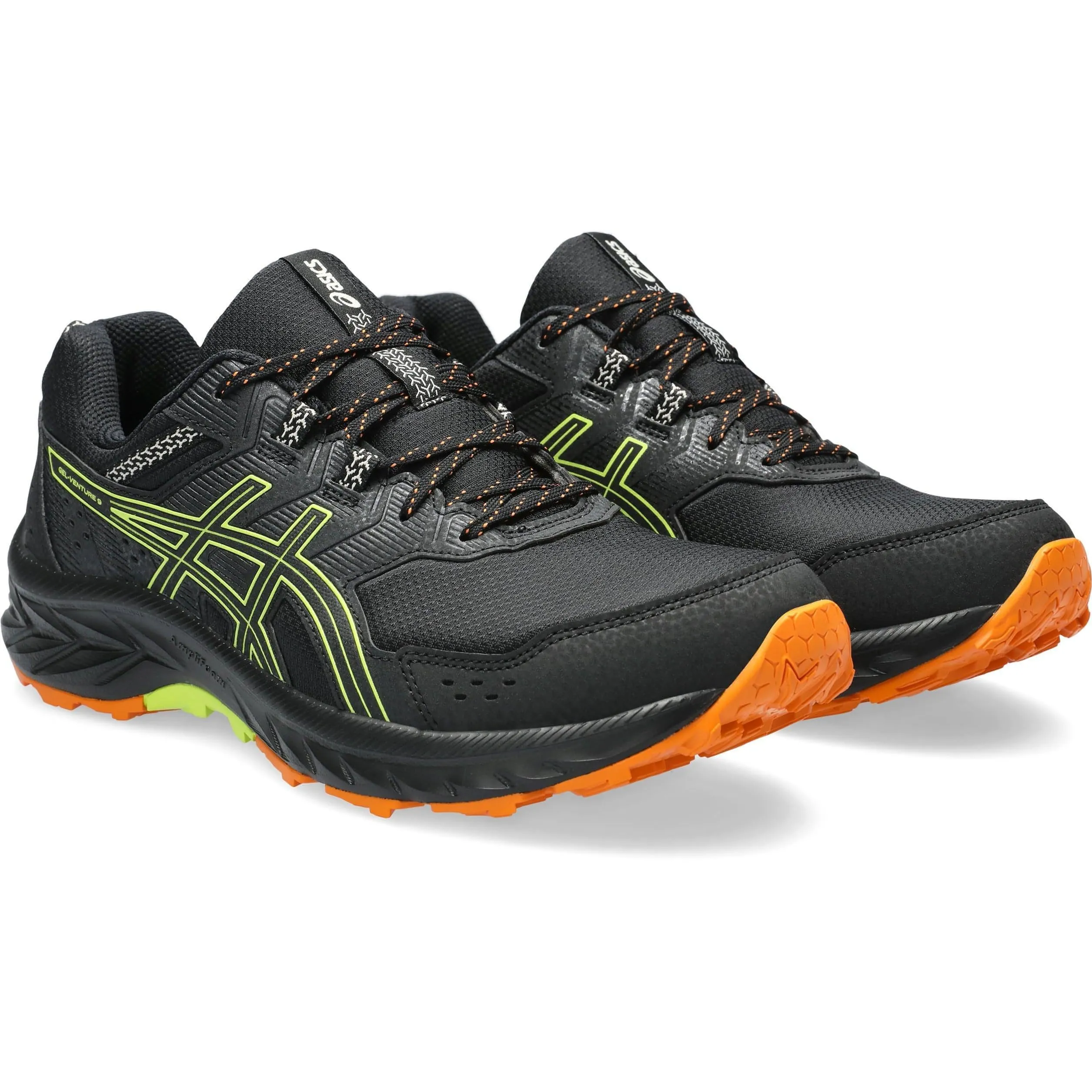 Asics Gel Venture 9 Mens Trail Running Shoes - Black