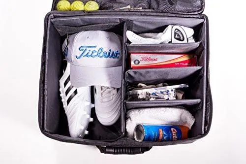 Athletico Golf Trunk Organizer Storage - Car Golf Locker to Store Golf Accessories | Collapsible When Not in Use