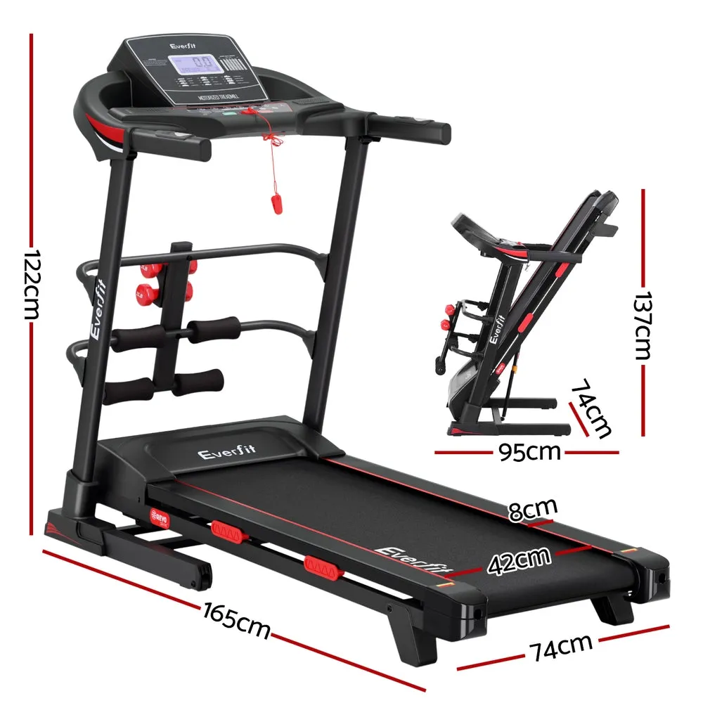 Automatic Incline Treadmill w/ Bluetooth, LCD Display - Everfit