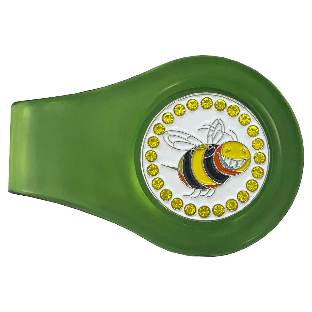 Bee Golf Ball Marker With Colored Clip