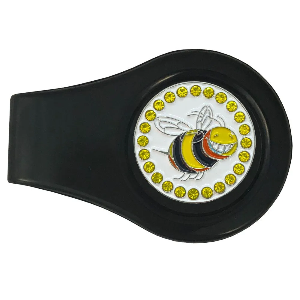 Bee Golf Ball Marker With Colored Clip