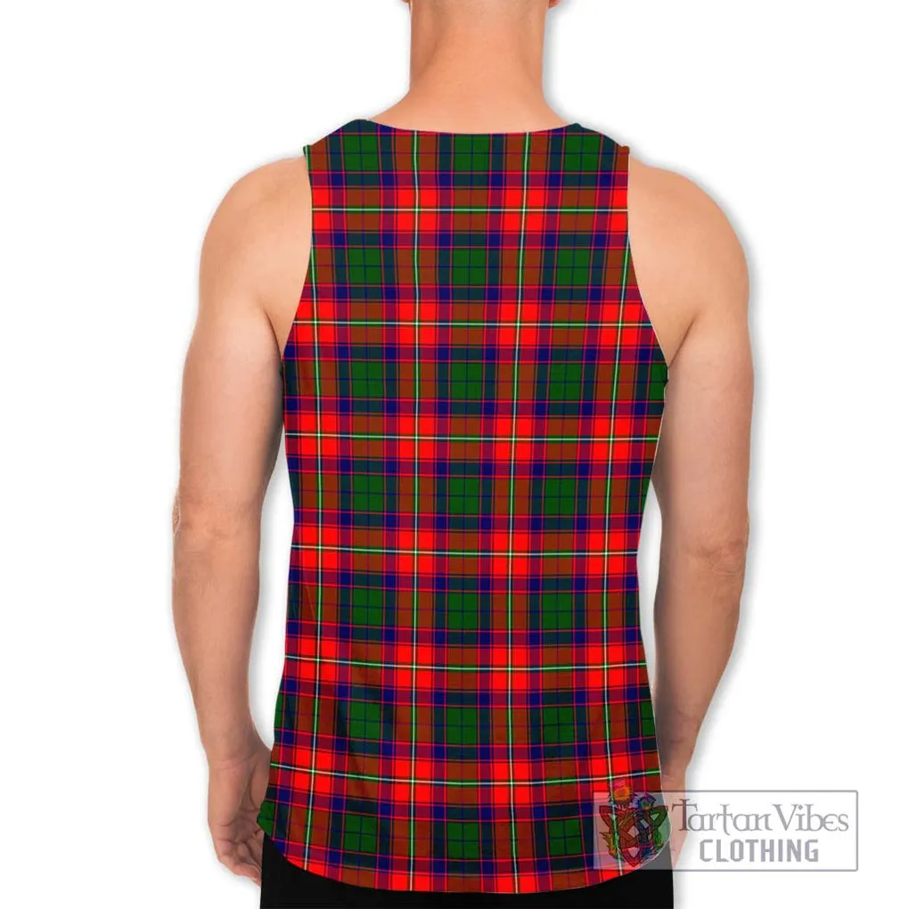 Belsches Tartan Men's Tank Top with Family Crest DNA In Me Style