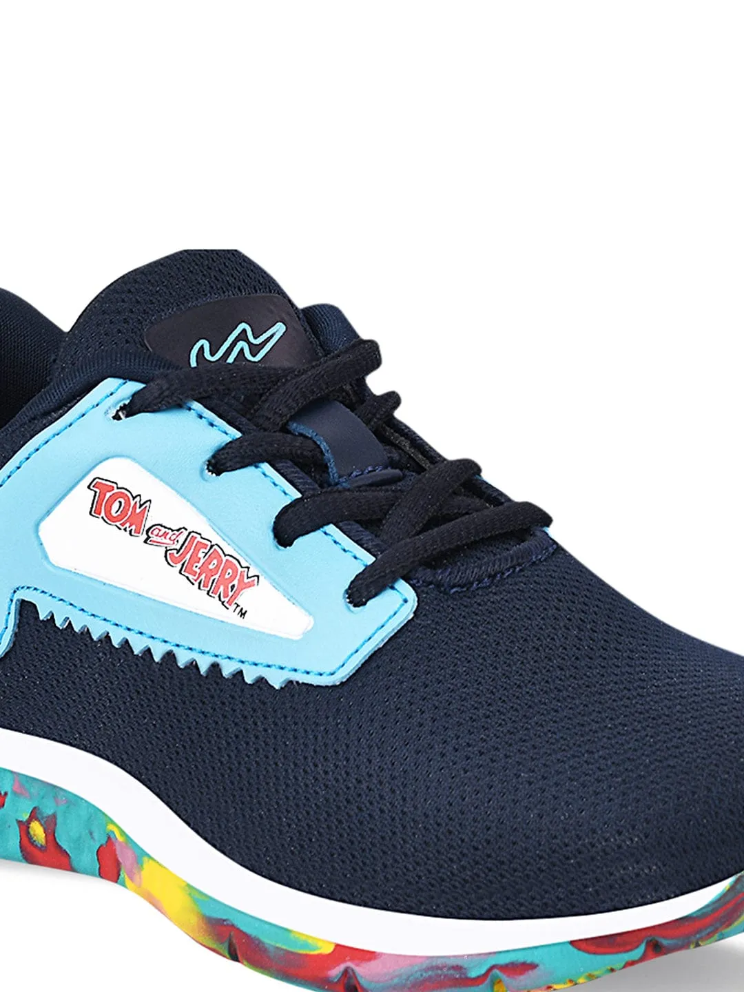 BENN K Blue Kid's Sports Shoes