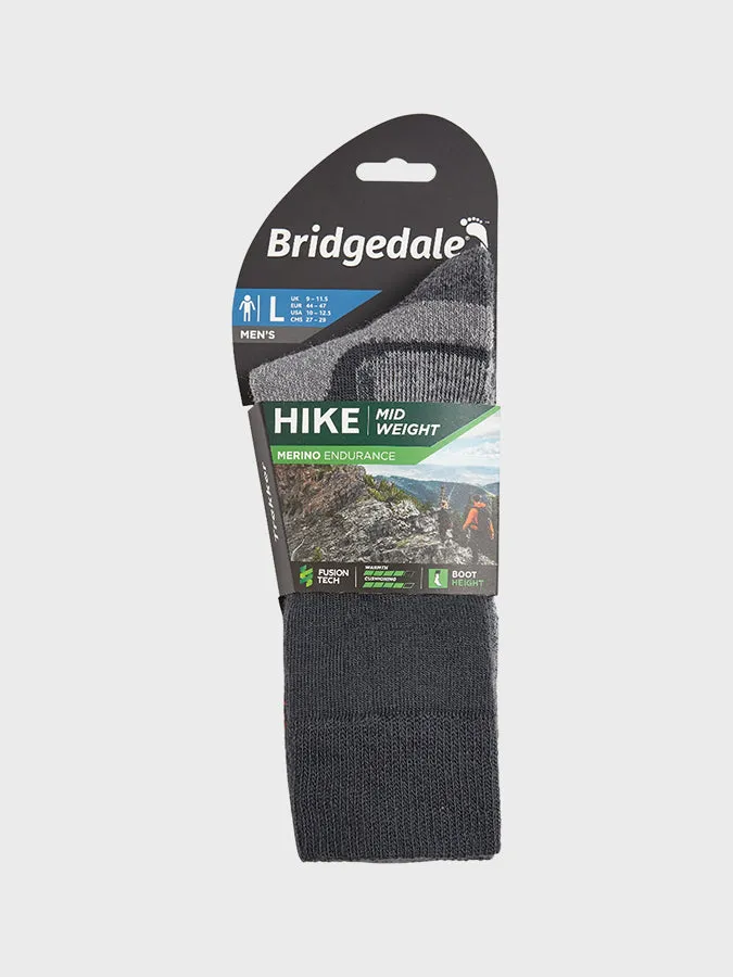 Bridgedale Men's Hike Midweight Performance Boot Socks