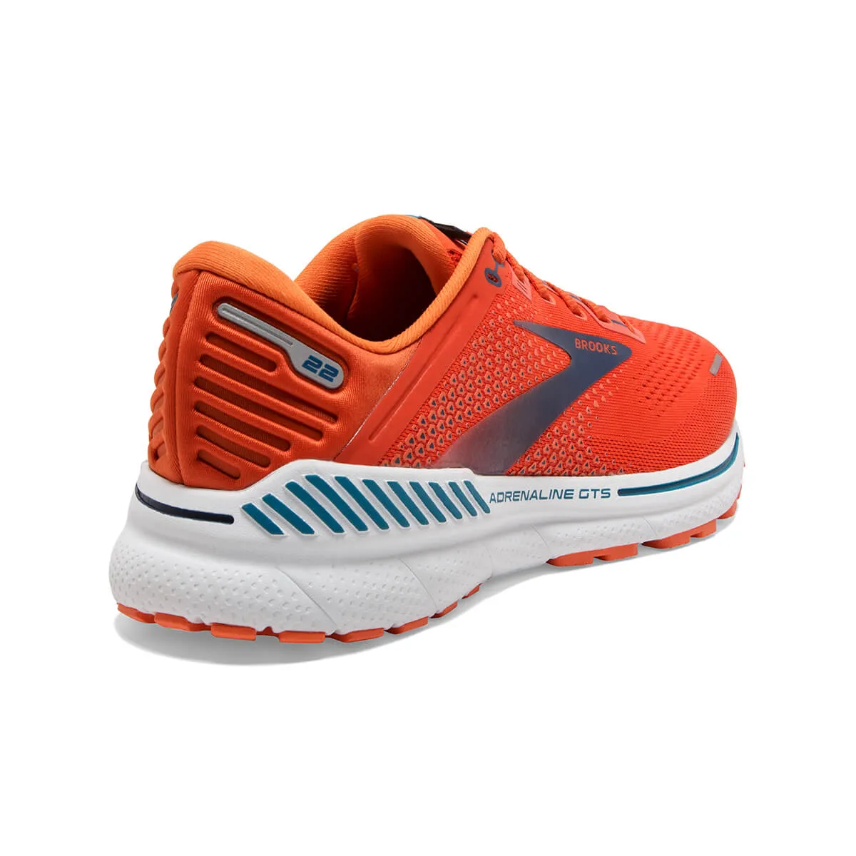 Brooks Adrenaline GTS 22 Mens | Pumpkin/flame/titan