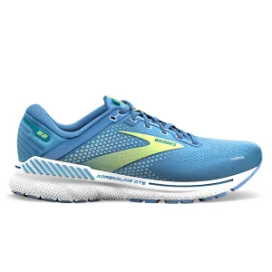 Brooks Adrenaline GTS 22 Womens | Silver Lake Blue/green/white