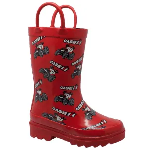 Case IH Children's Big Red Rubber Boots Red