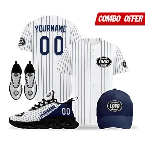 Custom White Blue Jersey MaxSoul Shoes and Hat Combo Offer Personalized ZH-D0b0089-a