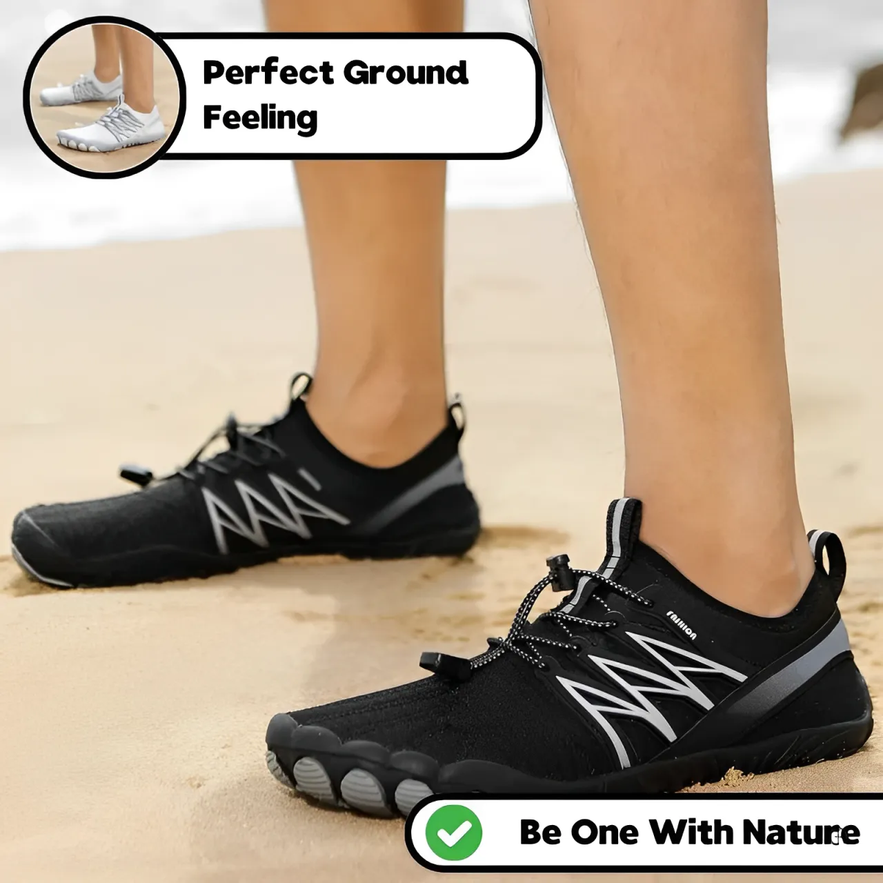 Cuzcare Ortho Barefoot Men Shoes | Non-slip Breathable Everyday Outdoor Shoes