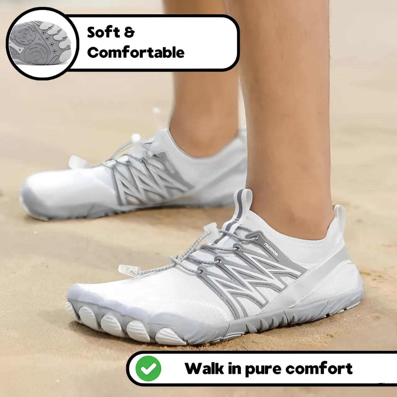 Cuzcare Ortho Barefoot Men Shoes | Non-slip Breathable Everyday Outdoor Shoes