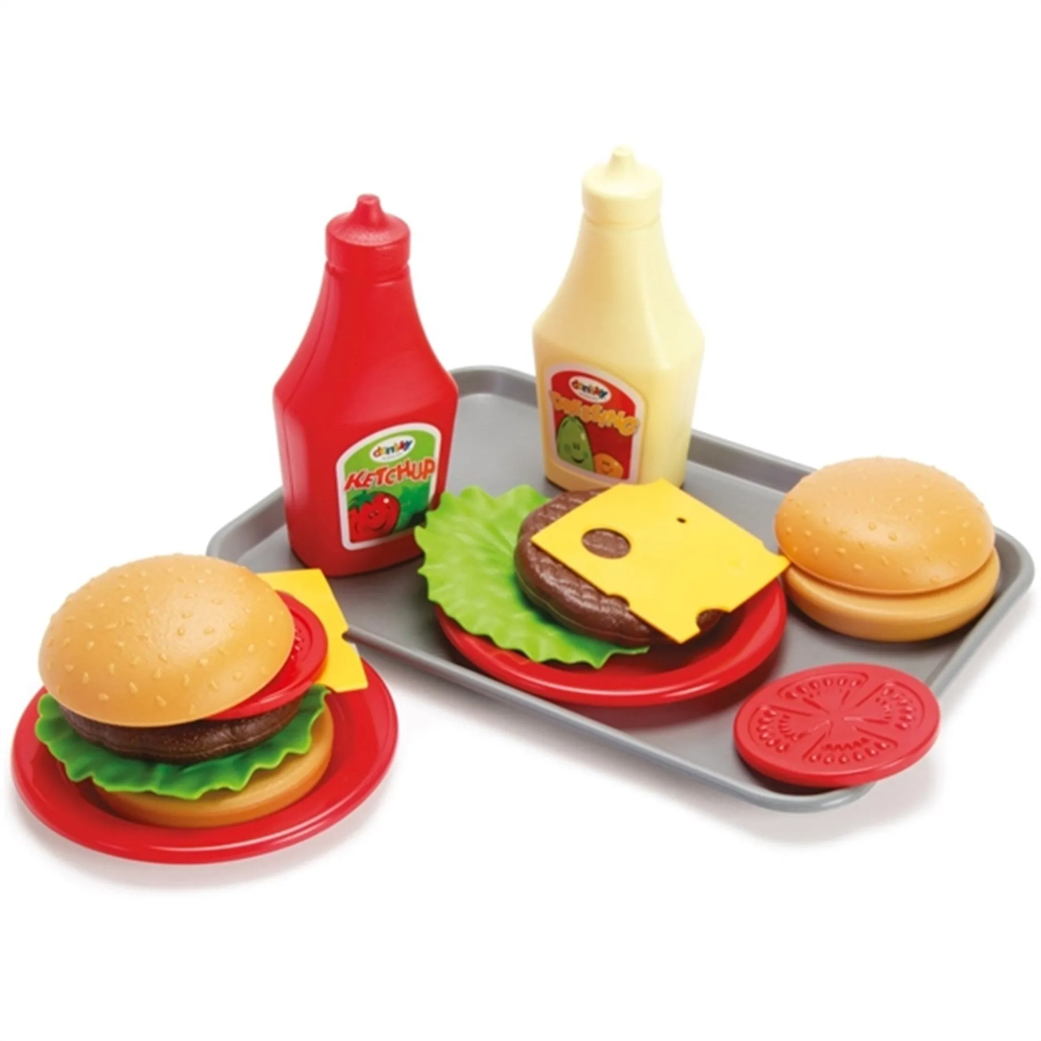 Dantoy Burger Set On A Tray