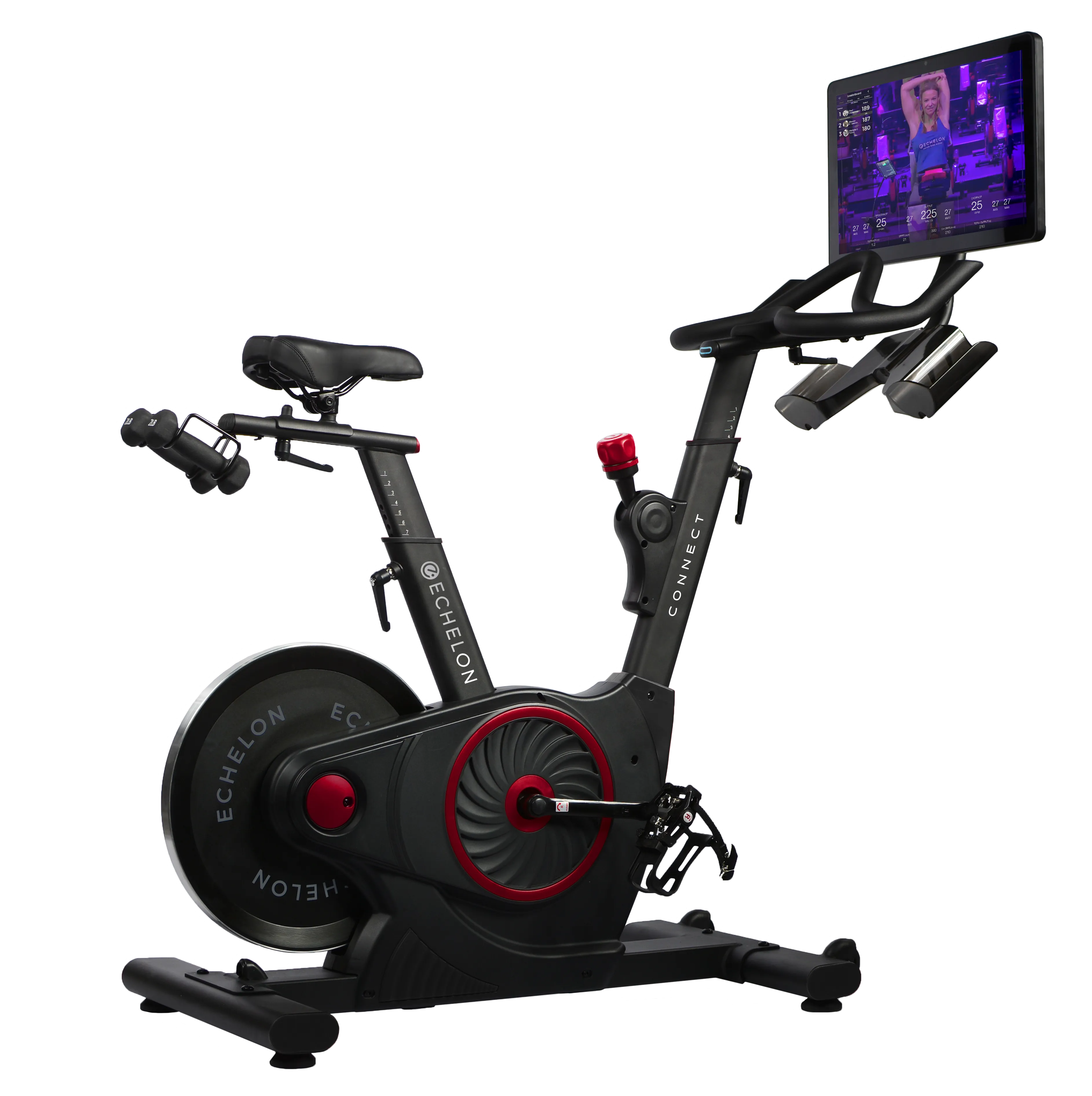 ECHELON EX5s Smart Connect Upright Exercise Bike (Red)