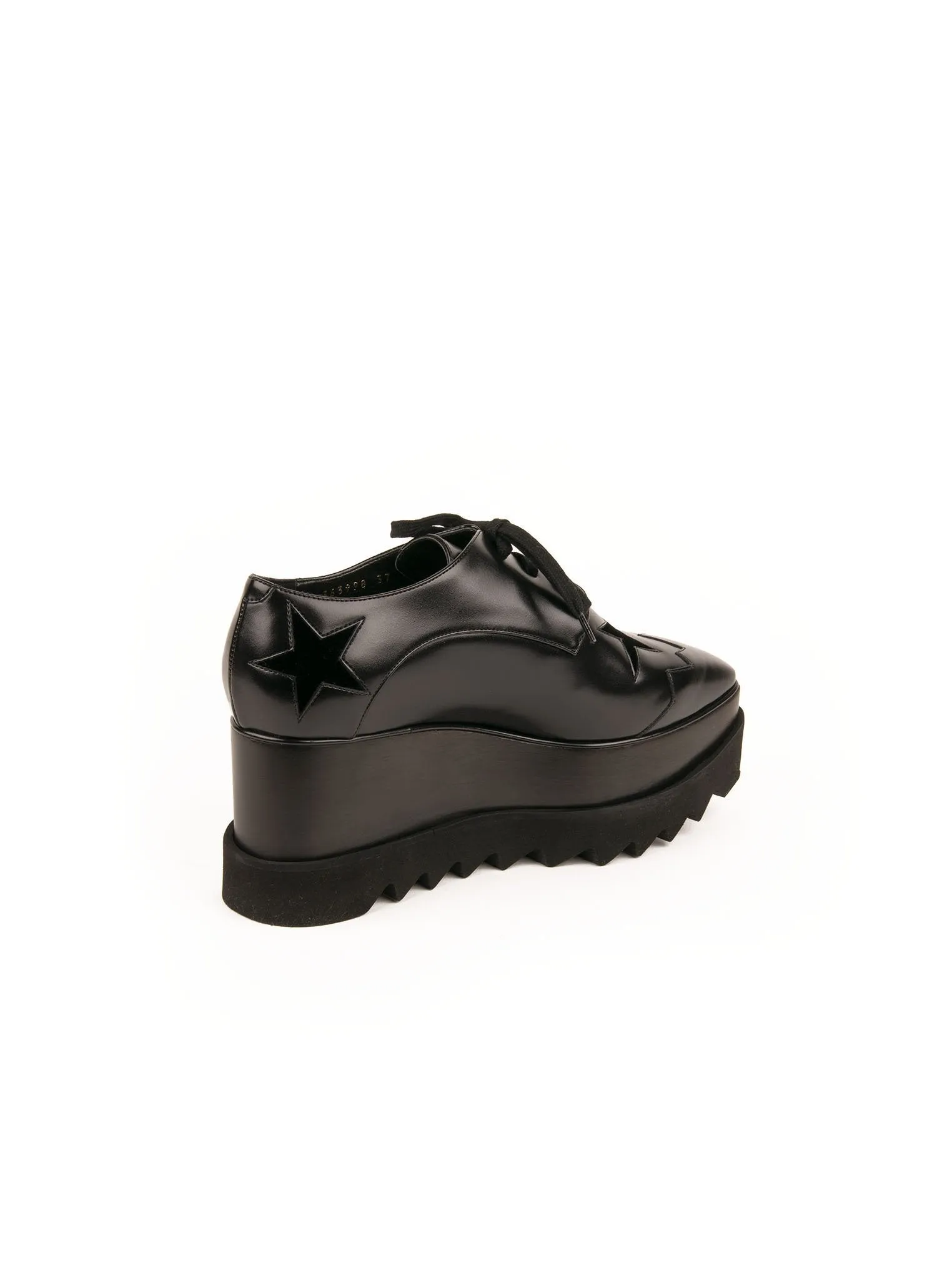 Elyse Star Platform Derby Shoe - Black