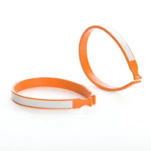 Evo top Quality Plastic Orange Reflective Stripe Pant Clip