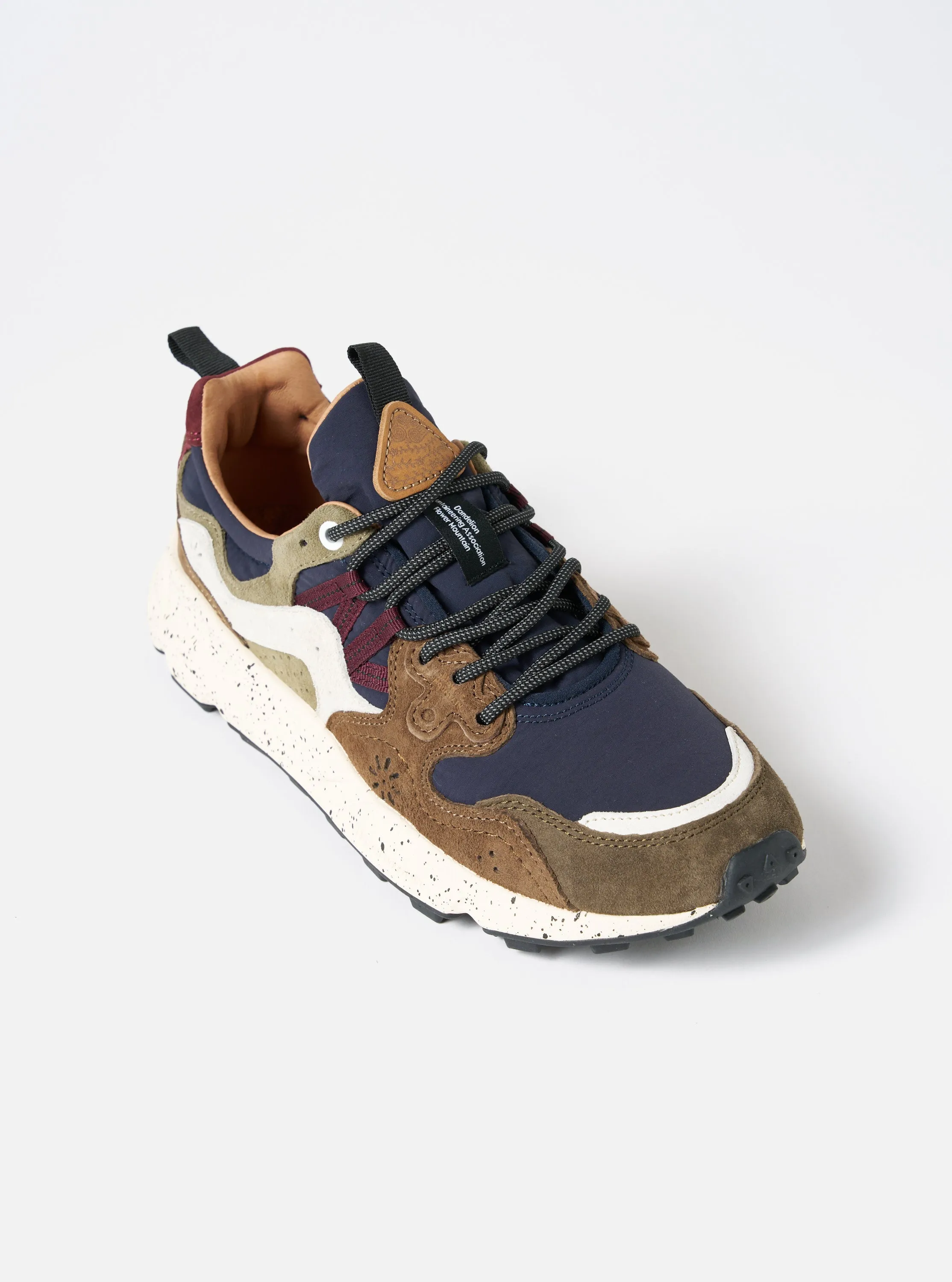 Flower Mountain Yamano 3 Man in Brown/Navy Suede/Nylon