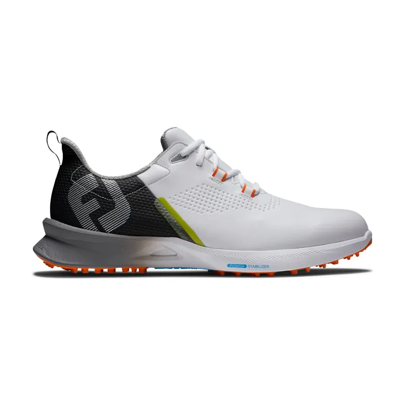 FOOTJOY Fuel Men's Spikeless Shoes (White/Black/Orange)