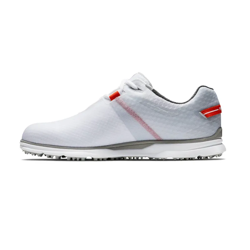 FOOTJOY Pro Sport Men's Spikeless Shoes (White/White/Orange)