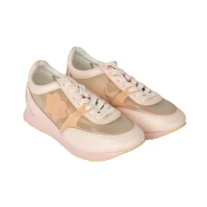 Furla Women's Run Candy Sneaker Lace-Up T.10 - Camelia and Crystal