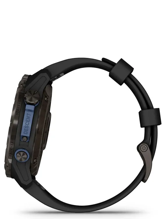 Garmin Descent Mk3i - 51mm Carbon DLC Titanium with Silicone Band