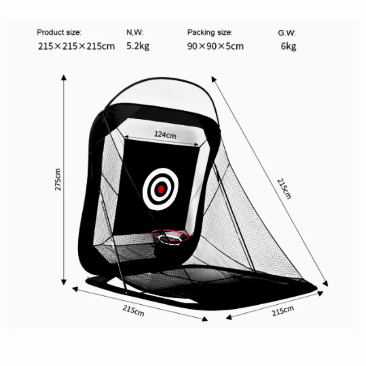 GolfBasic Golf Practice Driving & Chipping Net