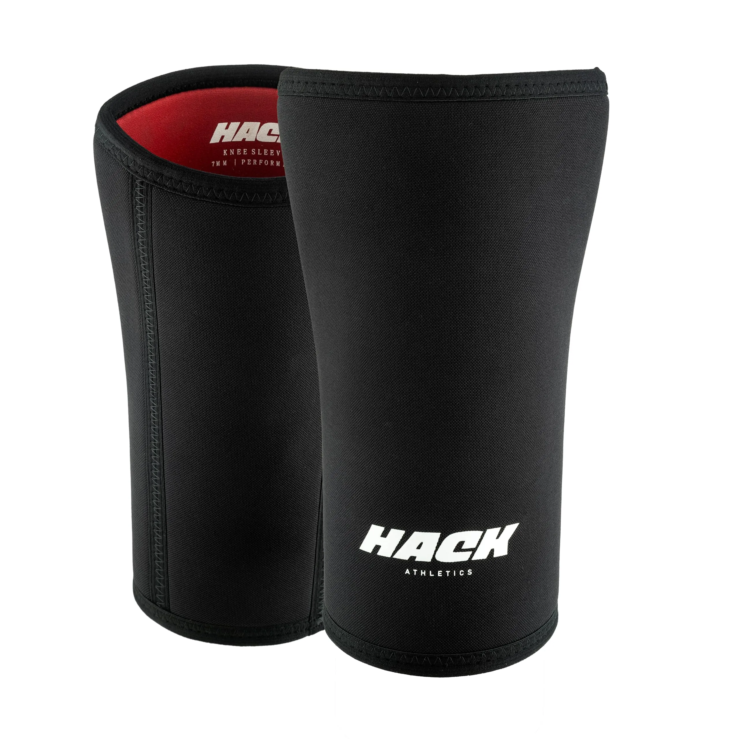 Hack Athletics Performance 7mm Knee Sleeves Compression Sleeves for Men & Women Knee Support & Pain relief, Multipurpose Gym Workouts Deadlifts Squats Powerlifting Knee Pad Knee Guard (Large)