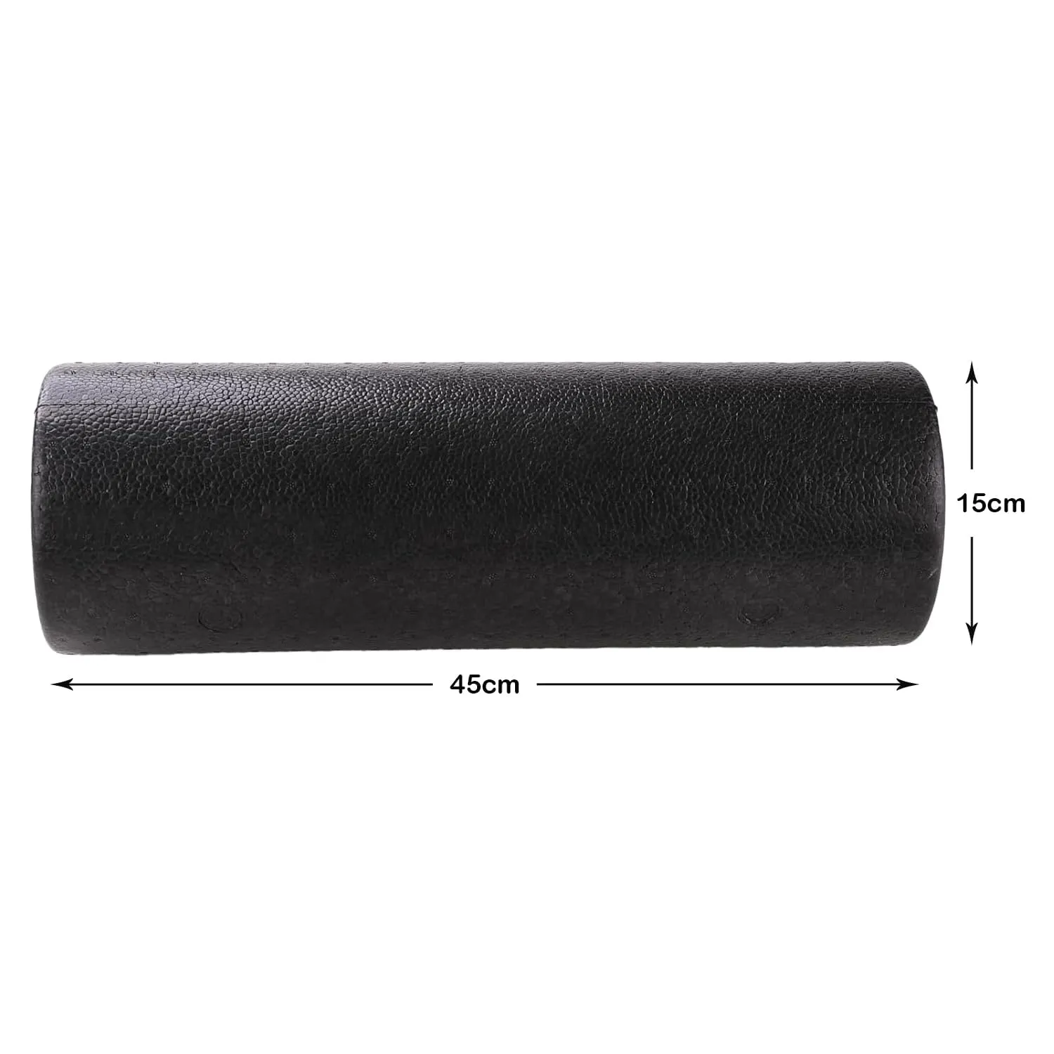 Kuber Industries Foam Roller For Exercise, Back Pain, Knee Pain-Pack of 2 (Black)