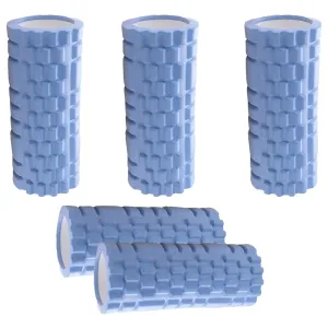 Kuber Industries Foam Roller For Exercise, Back Pain, Knee Pain-Pack of 5 (Blue)