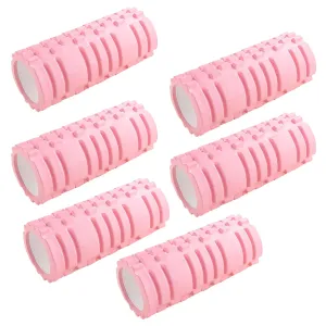 Kuber Industries Foam Roller For Exercise, Back Pain, Knee Pain-Pack of 6 (Pink)