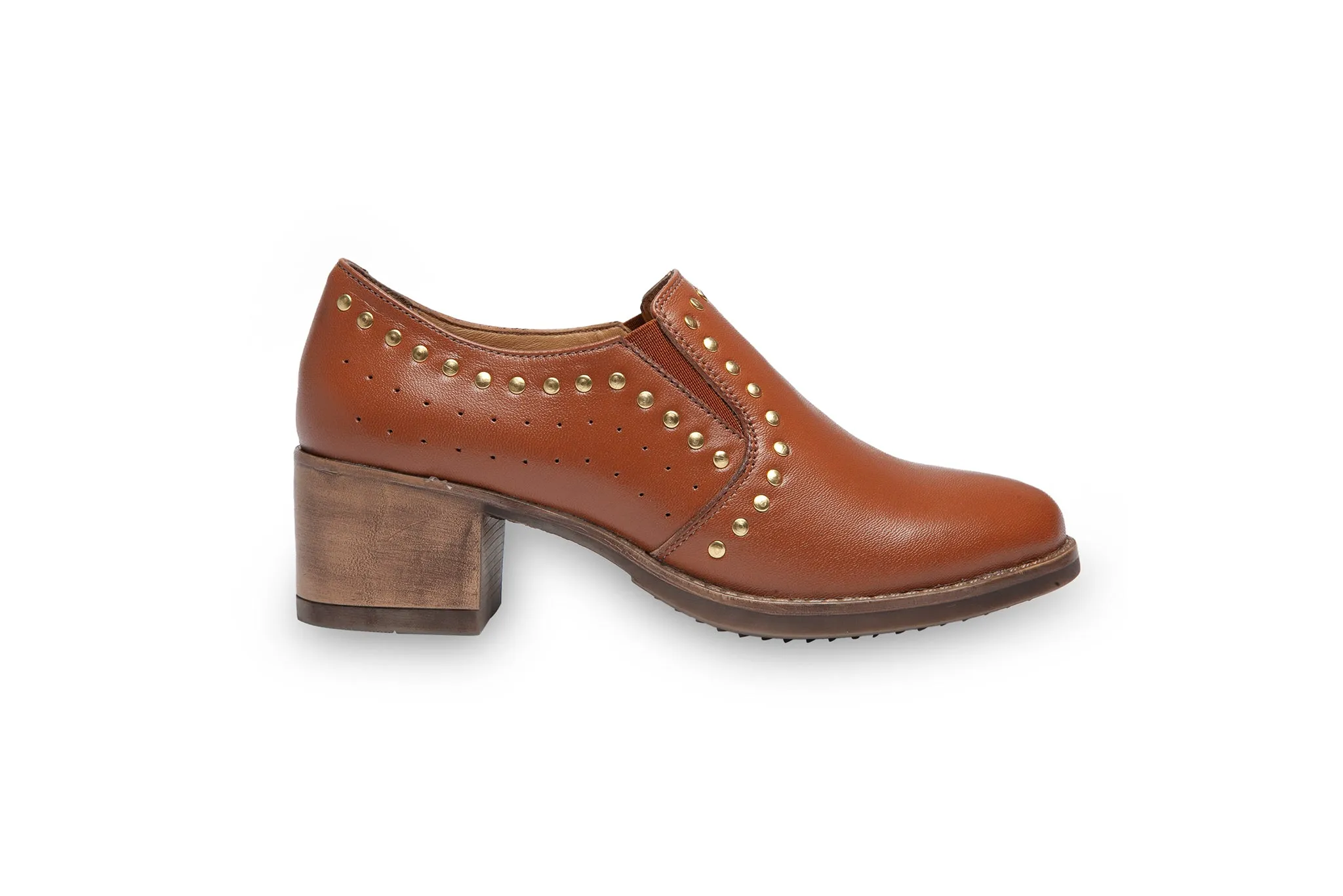 Laxy, Tan Formal Shoes