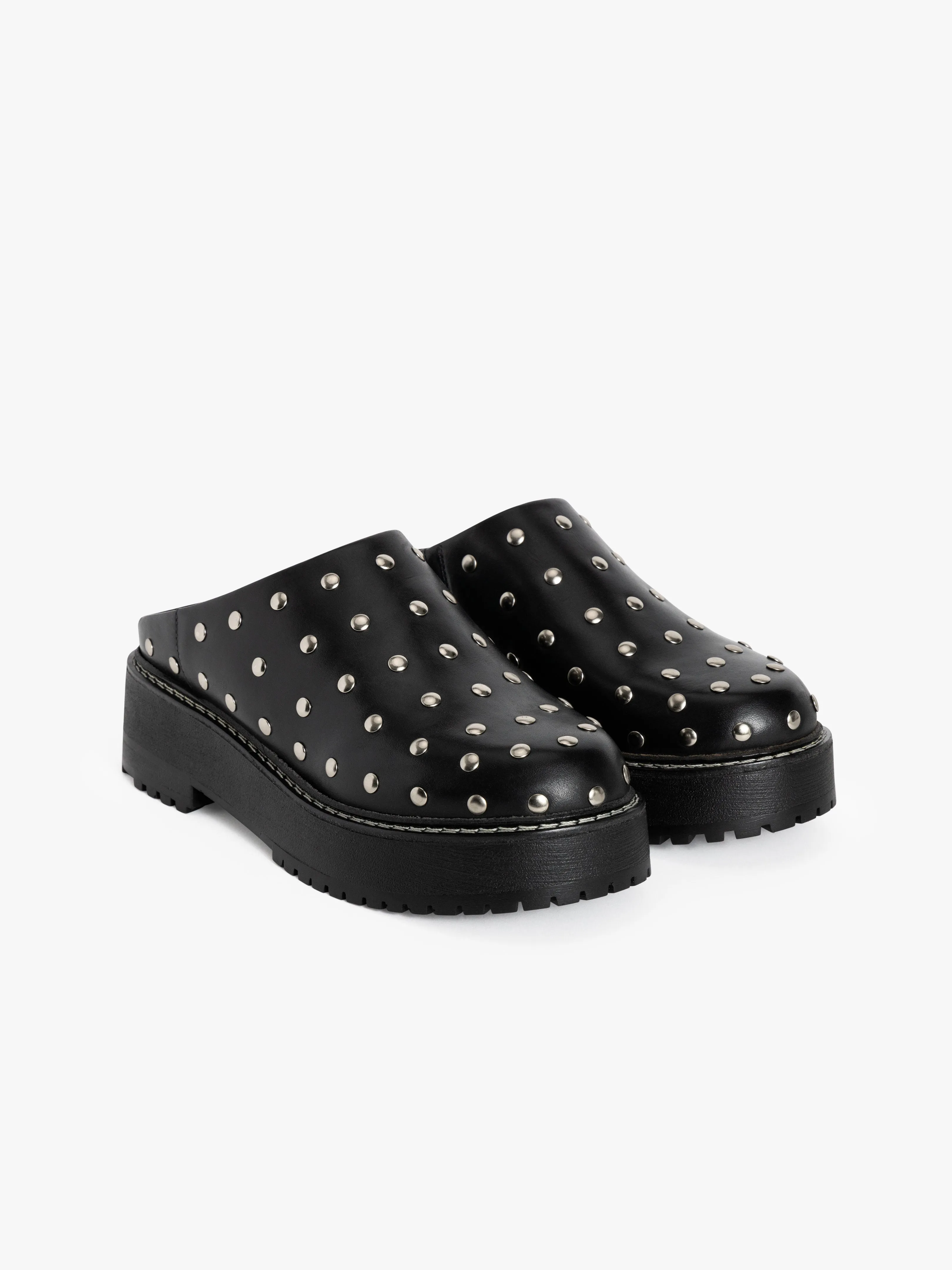 Lena Chunky Mule - Studs